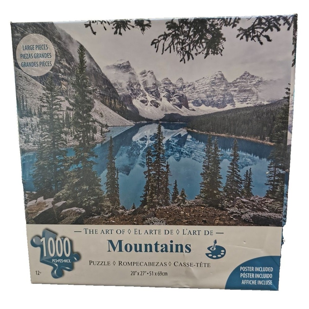 The Art of El Arte De L'Art De - Mountains  1000 Pieces New & Sealed in Box